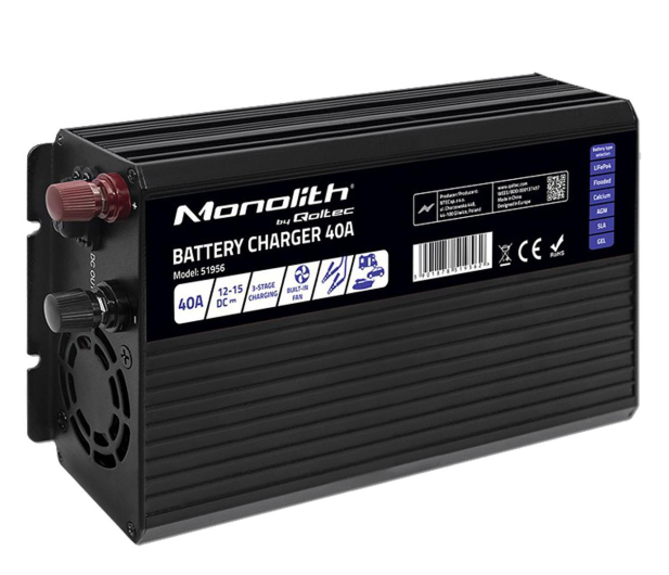 QOLTEC Inteligenta Ładwarka Monolith LiFePO4 AGM GEL 40A 12V - 1238962 - zdjęcie 2